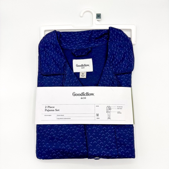 Goodfellow & Co Navy Two Piece Pajama Set - Picture 1 of 5